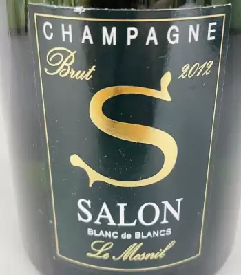 シャルドネ100%原料のフランス産辛口発泡ワイン「サロン ブラン・ド・ブラン ル・メニル(Salon Blanc de Blancs Le Mesnil)」from ワインコレクション記録WebサービスWineFile