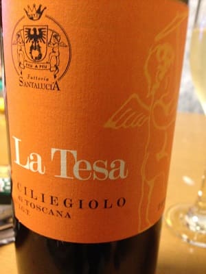 チリエジオーロ100%原料のイタリア産やや辛口赤ワイン「ラ・テサ チリエジオーロ(La Tesa Ciliegiolo)」from ワインコレクション記録WebサービスWineFile