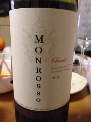 サンジョヴェーゼ80%/カナイオーロ20%原料のイタリア産辛口赤ワイン「キャンティ モンロッソ(Monrosso)」from ワインコレクション記録WebサービスWineFile