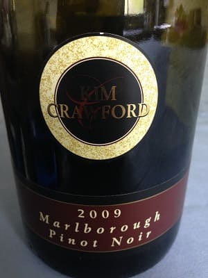 ピノ・ノワール100%原料のニュージーランド産辛口赤ワイン「キム・クロフォード マールボロ ピノ・ノワールKim Crawford Marlborough Pinot Noir」from ワインコレクション共有WebサービスWineFile