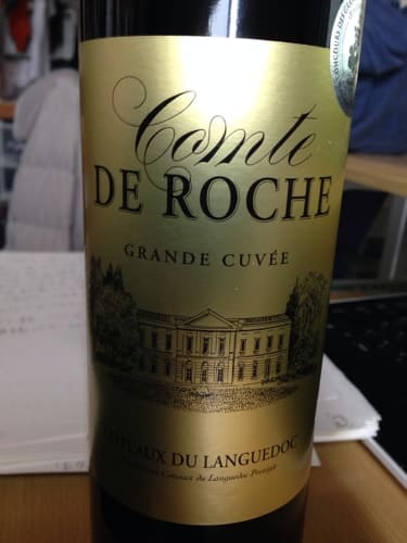 シラー50%/グルナッシュ50%原料のフランス産辛口赤ワイン「コント・ド・ロッシュ グラン・キュヴェComte De Roche」from ワインコレクション記録WebサービスWineFile
