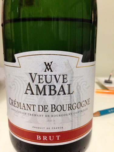 シャルドネ100%原料のフランス産辛口発泡ワイン「ヴーヴ・アンバル クレマン・ド・ブルゴーニュVeuve Ambal Cremant De Bourgogne」from ワインコレクション記録WebサービスWineFile