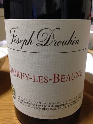 ピノノワール100%原料のフランス産辛口赤ワイン「ジョゼフ・ドルーアン ショレイ・レ・ボーヌ(Joseph Drouhin Chorey-Les-Beaune)」from ワインコレクション共有WebサービスWineFile