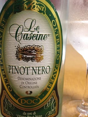 ピノ・ネロ100%原料のイタリア産辛口発泡ワイン「レ・カッシーニ ピノ・ネロ フリッツァンテ(Le Caseine Pinot Nero Frizzante)」from ワインコレクション記録WebサービスWineFile
