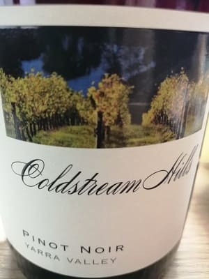ピノ・ノワール100%原料のオーストラリア産辛口赤ワイン「コールドストリーム・ヒルズ ピノ・ノワールColdstream Hills Pinot Noir」from ワインコレクション記録WebサービスWineFile