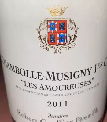 ピノ・ノワール100%原料のフランス産やや辛口赤ワイン「シャンボール・ミュジニー プルミエ・クリュ レ・ザムルーズ(CHAMBOLLE MUSIGNY 1ER CRU LES AMOUREUSES)」from ワインコレクション共有WebサービスWineFile