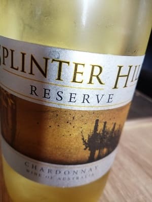 シャルドネ100%原料のオーストラリア産辛口白ワイン「スプリンター・ヒル リザーヴ シャルドネ(Splinter Hill Reserve Chardonnay)」from ワインコレクション記録WebサービスWineFile