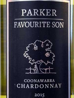 シャルドネ100%原料のオーストラリア産やや辛口白ワイン「パーカー フェイヴァリット サン シャルドネ(Parker Favourite Son Chardonnay)」from ワインコレクション記録WebサービスWineFile