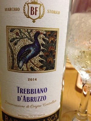 トレッビアーノ100%原料のイタリア産辛口白ワイン「バディア・フラスカ トレッビアーノ・ダブルッツォBadia Frasca Trebbiano d'Abruzzo」from ワインコレクション記録WebサービスWineFile
