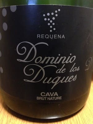 パレリャーダ25%/マカベオ75%原料のスペイン産辛口発泡ワイン「ドミニオ・デ・ロス・デュケス カバ ブリュット ナチュレDominio de los Duques CAVA Brut Nature」from ワインコレクション記録WebサービスWineFile