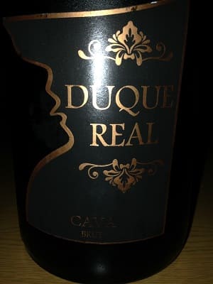 マカベオ90%/パレリャーダ10%原料のスペイン産辛口発泡ワイン「ドゥケ・レアル カバ ブリュットDuque Real CAVA Brut」from ワインコレクション記録WebサービスWineFile