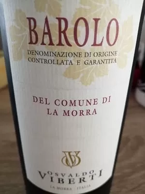 ネッビオーロ100%原料のイタリア産やや辛口赤ワイン「バローロ デル・コムーネ・ディ・ラ・モッラBarolo Del Comune Di La Morra」from ワインコレクション記録WebサービスWineFile
