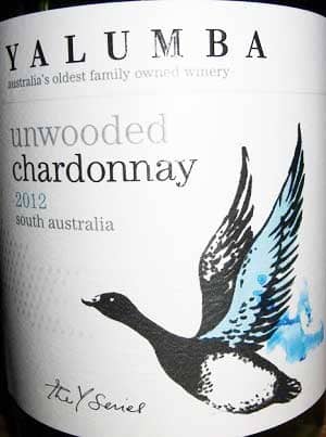 シャルドネ100%原料のオーストラリア産辛口白ワイン「ヤルンバ ワイ シリーズ アンウッディド シャルドネYalumba Y Series Unwooded Chardonnay」from ワインコレクション記録WebサービスWineFile