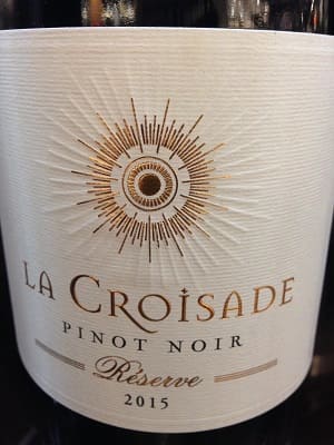 ピノ・ノワール100%原料のフランス産辛口赤ワイン「ラ・クロワザード レゼルヴ ピノ・ノワール(La Croisade Reserve Pinot Noir)」from ワインコレクション共有WebサービスWineFile