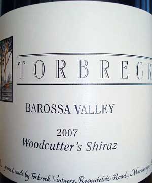 シラーズ100%原料のオーストラリア産辛口赤ワイン「トルブレック ウッドカッターズ・シラーズTorbreck Woodcutter’s Shiraz」from ワインコレクション記録WebサービスWineFile